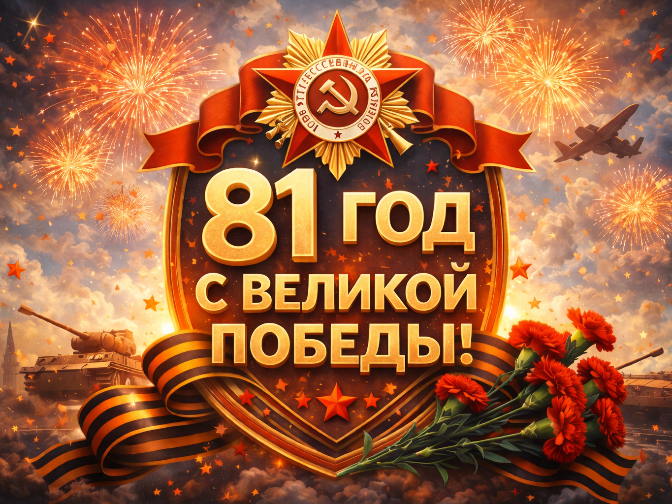 К годовщине Победы в Великой Отечественной войне.